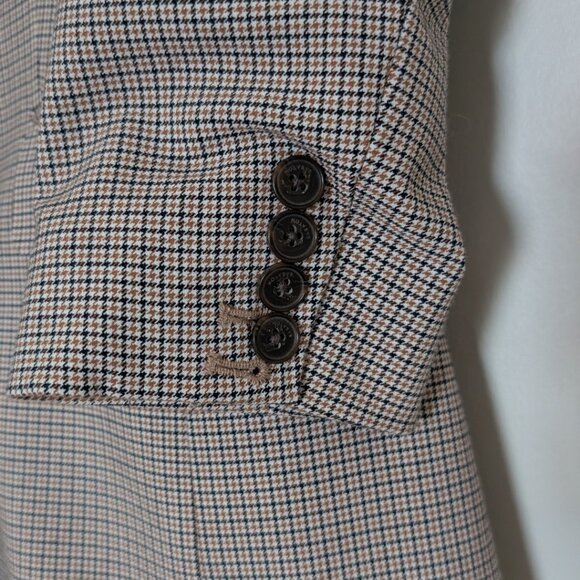 ARITZIA BABATON Houndstooth Pattern Women's Size 6 Blazer Jacket - Picture 6 of 8